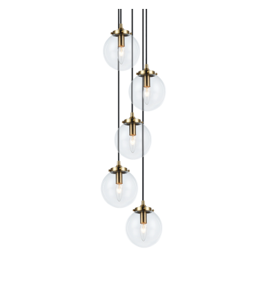 40 Watt Candelabra E12 Aged Gold Brass Metal Pendant (C63005AGCL) - Matteo 40 Watt Candelabra E12 Aged Gold Brass Metal Pendant (C63005AGCL) - Matteo