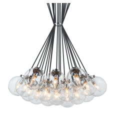  40 Watt Candelabra E12  Chrome Metal Chandelier (C63019CHCL) - Matteo
