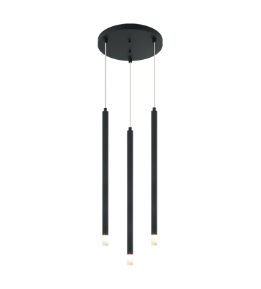   Matte Black Metal Pendant (C63103MB) - Matteo