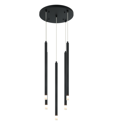   Matte Black Metal Pendant (C63105MB) - Matteo