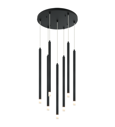   Matte Black Metal Pendant (C63107MB) - Matteo