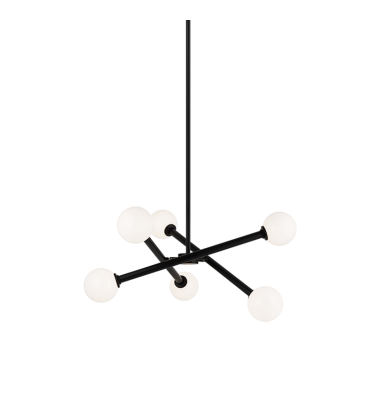   Black Metal Pendant (C64606BKOP) - Matteo