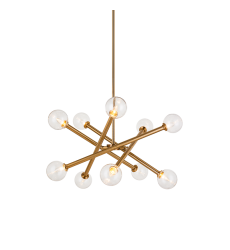 Aged Gold Brass Metal Pendant (C64610AGCL) - Matteo Aged Gold Brass Metal Pendant (C64610AGCL) - Matteo