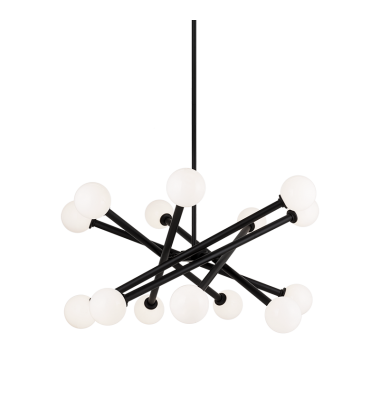 Black Metal Pendant (C64614BKOP) - Matteo Black Metal Pendant (C64614BKOP) - Matteo