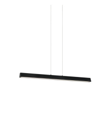  2 x 16W LED Matte Black Metal Chandelier (C64933MB) - Matteo Modern