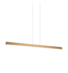  24W LED Aged Gold Brass Metal Chandelier (C64945AG) - Matteo Modern