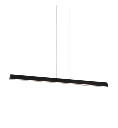  24W LED Matte Black Metal Chandelier (C64945MB) - Matteo Modern