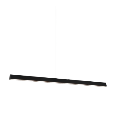 24W LED Matte Black Metal Chandelier (C64945MB) - Matteo Modern