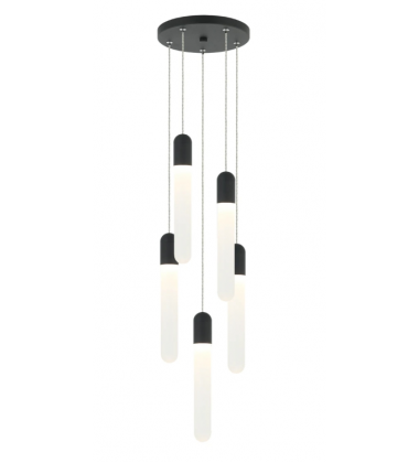   Matte Black Metal Pendant (C65805MB) - Matteo
