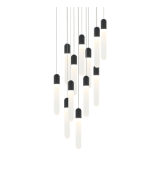   Matte Black Metal Pendant (C65812MB) - Matteo
