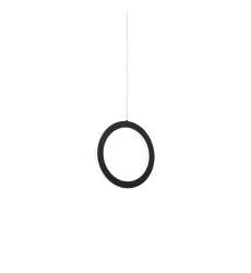  20W LED Black Metal Pendants (C66112BK) - Matteo