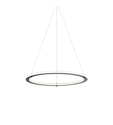  30W LED Black Metal Pendants (C66124BK) - Matteo