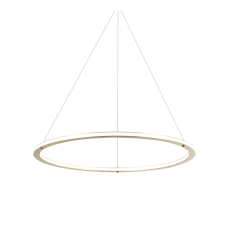  40W LED Brushed Gold Metal Pendants (C66132BG) - Matteo