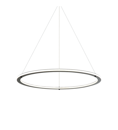  40W LED Black Metal Pendants (C66132BK) - Matteo