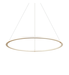  50W LED Brushed Gold Metal Pendants (C66140BG) - Matteo