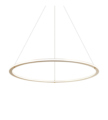  50W LED Brushed Gold Metal Pendants (C66140BG) - Matteo