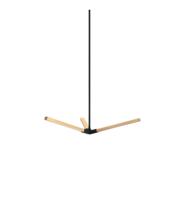 12 Watt LED Matte Black + Aged Gold Brass Metal Pendants (C66803MBAG) - Matteo 12 Watt LED Matte Black + Aged Gold Brass Metal Pendants (C66803MBAG) - Matteo