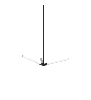 12 Watt LED Matte Black + Chrome Metal Pendants (C66803MBCH) - Matteo 12 Watt LED Matte Black + Chrome Metal Pendants (C66803MBCH) - Matteo