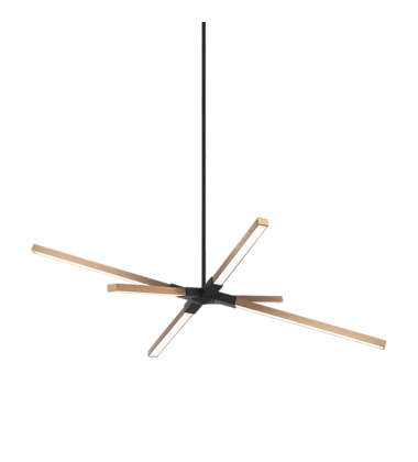 12 Watt LED Matte Black + Aged Gold Brass Metal Pendants (C66806MBAG) - Matteo 12 Watt LED Matte Black + Aged Gold Brass Metal Pendants (C66806MBAG) - Matteo