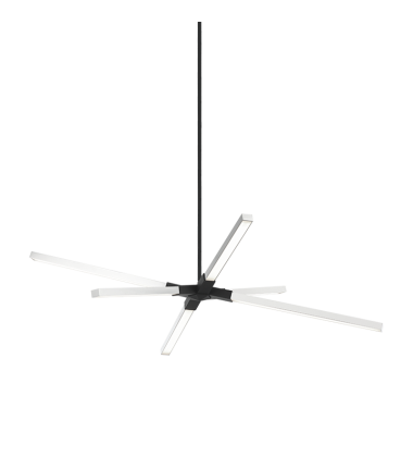 12 Watt LED Matte Black + Chrome Metal Pendants (C66806MBCH) - Matteo 12 Watt LED Matte Black + Chrome Metal Pendants (C66806MBCH) - Matteo