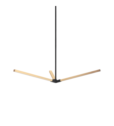 12 Watt LED Matte Black +Aged Gold Brass Metal Pendants (C66813MBAG) - Matteo 12 Watt LED Matte Black +Aged Gold Brass Metal Pendants (C66813MBAG) - Matteo