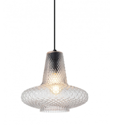  100 Watt Medium E26  Matte Black Metal Pendant (C68102CL) - Matteo