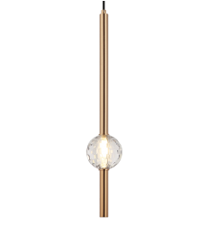  5W LED G9 Aged Gold Brass Metal Pendants (C68901AG) - Matteo