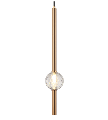  5W LED G9 Aged Gold Brass Metal Pendants (C68901AG) - Matteo