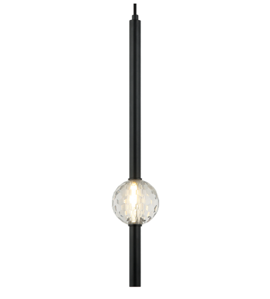  5W LED G9 Matte Black Metal Pendants (C68901MB) - Matteo