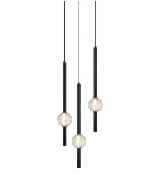  5W LED G9 Matte Black Metal Pendants (C68903MB) - Matteo