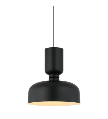  60W Medium Base Black Metal Pendants (C71102BK) - Matteo
