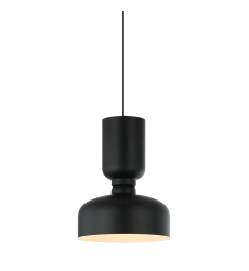  60W Medium Base Black Metal Pendants (C71103BK) - Matteo