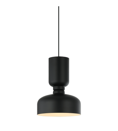  60W Medium Base Black Metal Pendants (C71103BK) - Matteo