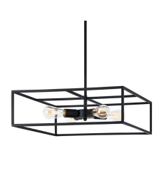  60 Watt Medium E26  Rusty Black Metal Pendant (C71644RB) - Matteo