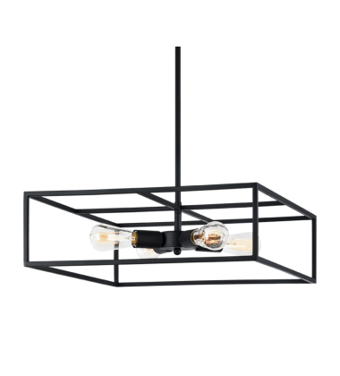  60 Watt Medium E26  Rusty Black Metal Pendant (C71644RB) - Matteo