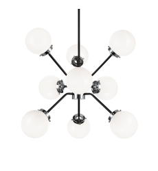  40 Watt Candelabra E12  Chrome Metal Chandelier (C72309CHOP) - Matteo