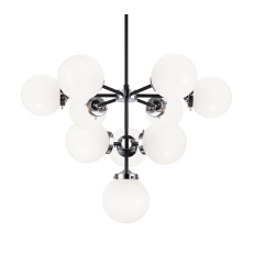  40 Watt Candelabra E12  Chrome Metal Chandelier (C72310CHOP) - Matteo
