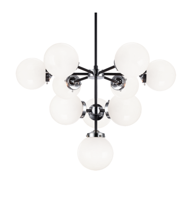  40 Watt Candelabra E12  Chrome Metal Chandelier (C72310CHOP) - Matteo