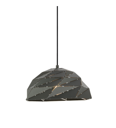  60 Watt Medium E26  Dark Grey Metal Pendant (C72701DG) - Matteo