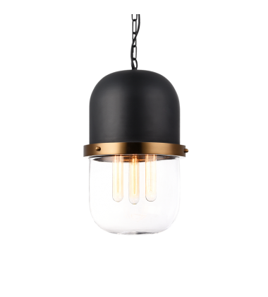 60 Watt Medium E26 Matte Black Metal Pendant (C73803MBCL) - Matteo 60 Watt Medium E26 Matte Black Metal Pendant (C73803MBCL) - Matteo