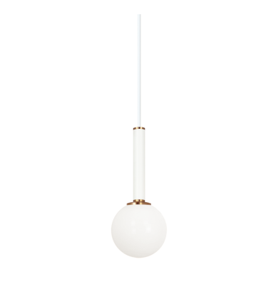 40 Watt Candelabra E12  Aged Gold Brass Metal Pendant (C75301AGOP) - Matteo