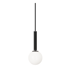  40 Watt Candelabra E12  Black Metal Pendant (C75301BKOP) - Matteo