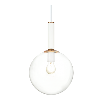  60 Watt Medium E26  Aged Gold Brass Metal Pendant (C75311AGCL) - Matteo