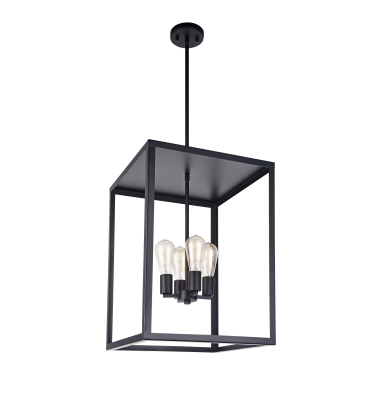  Flare Chandelier(C76004BK)-Matteo