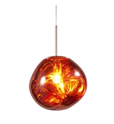  10 Watt LED Medium E26  Copper Metal Pendant (C76801CP) - Matteo
