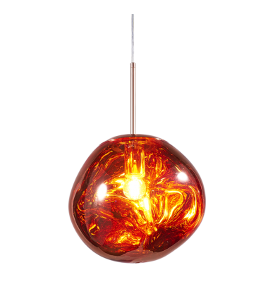  10 Watt LED Medium E26  Copper Metal Pendant (C76801CP) - Matteo
