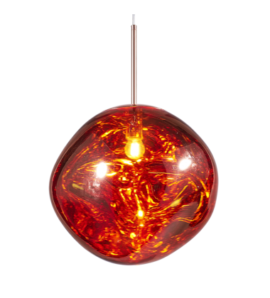  10 Watt LED Medium E26  Copper Metal Pendant (C76803CP) - Matteo