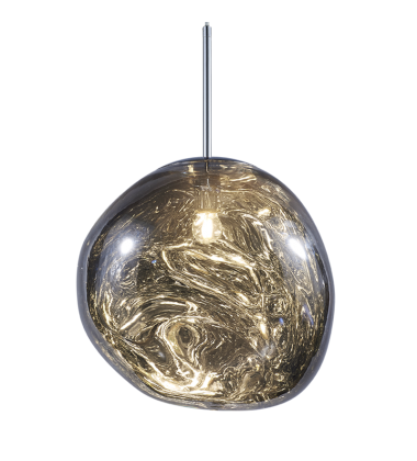  10 Watt LED Medium E26  Smoke Metal Pendant (C76803SM) - Matteo
