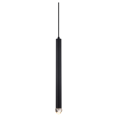  4.5 Watt LED Matte Black Metal Pendant (C78301MB) - Matteo