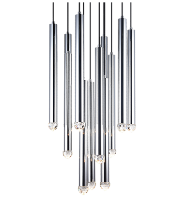 4.5 Watt LED Chrome Metal Pendant (C78312CH) - Matteo 4.5 Watt LED Chrome Metal Pendant (C78312CH) - Matteo